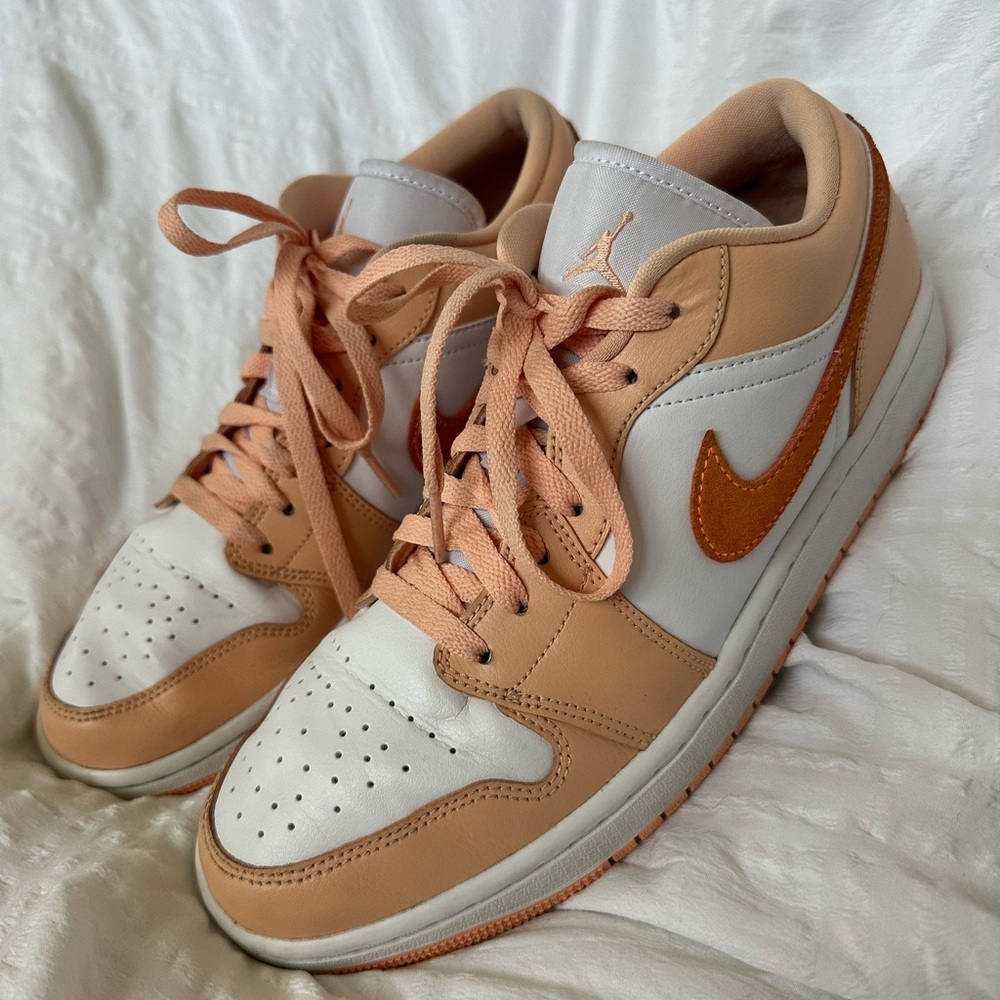 Nike Peach and White Sneakers